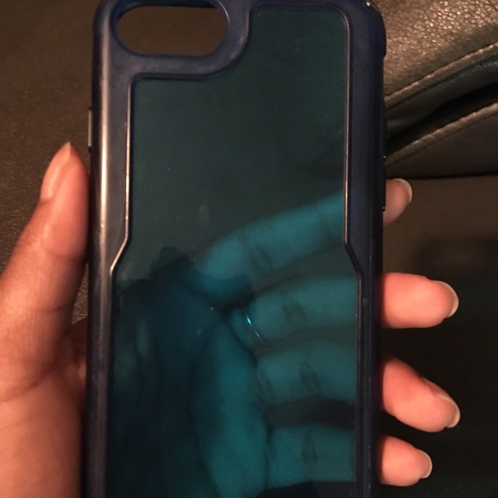 All blue iPhone 7 phone case